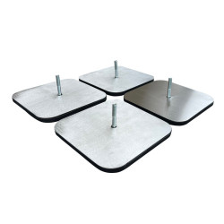 4x Wibroizolator do stojaka pod pompę ciepła 170x170x10