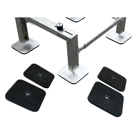 4x Wibroizolator do stojaka pod pompę ciepła 170x170x10