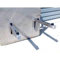 Podpora, stojak, podstawa ścienna pompy ciepła SLW300X+w INOX