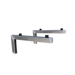 Podpora, stojak, podstawa ścienna pompy ciepła SLW300+w INOX