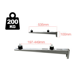 Podpora, stojak, podstawa ścienna pompy ciepła SLW200X+w INOX