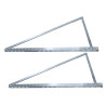 Ekierka, trójkąt regulowany 556x290 do montażu paneli fotowoltaicznych 0-90°