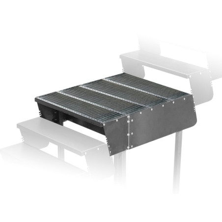 Schody MODULO - PODEST PRZEJŚCIOWY 1080x900 krata ocynk