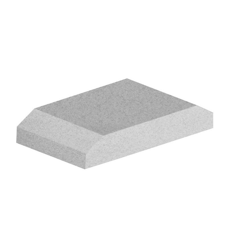 CZAPKA BETONOWA DO PRZYKRYCIA PODWÓJNEJ WENTYLACJI