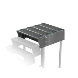 Schody MODULO - PODEST KOŃCOWY 1080x900 krata ocynk