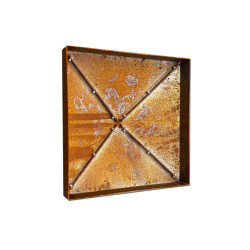 CZAPKA CORTEN NA SŁUPEK OGRODZENIOWY