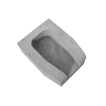 KORYTKO ŚCIEKOWE POD RURĘ SPUSTOWĄ 40x30x15 SZARE