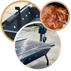 Grill Jack Mose z rożnem elektrycznym