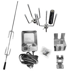 Grill ogrodowy TEXAS 70 nierdzewny + ROŻEN