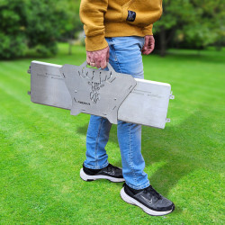 Grill ogrodowy TEXAS 70 nierdzewny + ROŻEN