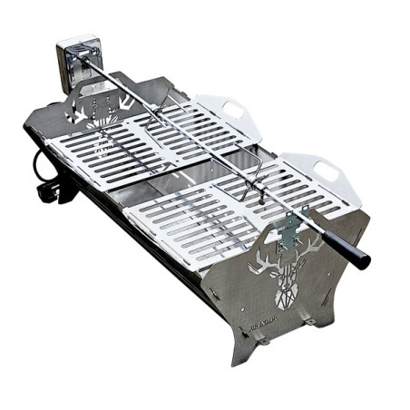 Grill ogrodowy TEXAS 70 nierdzewny + ROŻEN