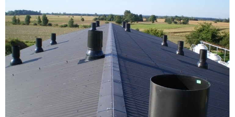 Odprowadzanie powietrza przez kominy wentylacyjne