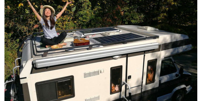 Fotowoltaika w kamperze - jak zamontować panele PV na busie?
